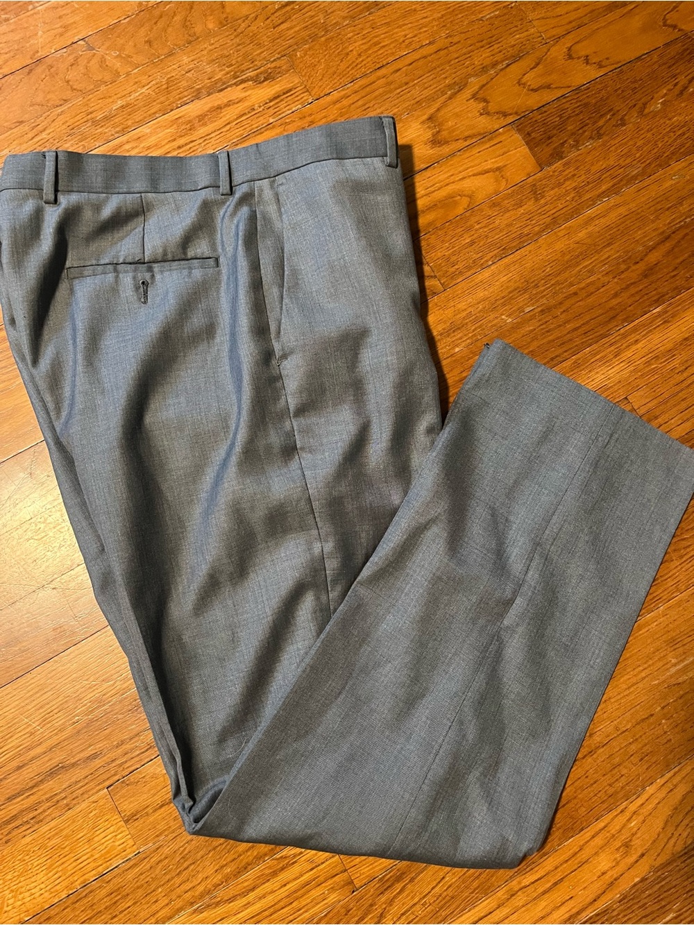 Axist Black Men's Dress Pants with Subtle Logo Detail